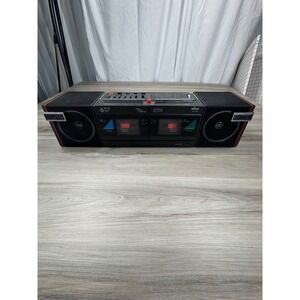 Vintage Unitech CX-450 Dual Cassette Boombox Stereo System Graphic Equalize